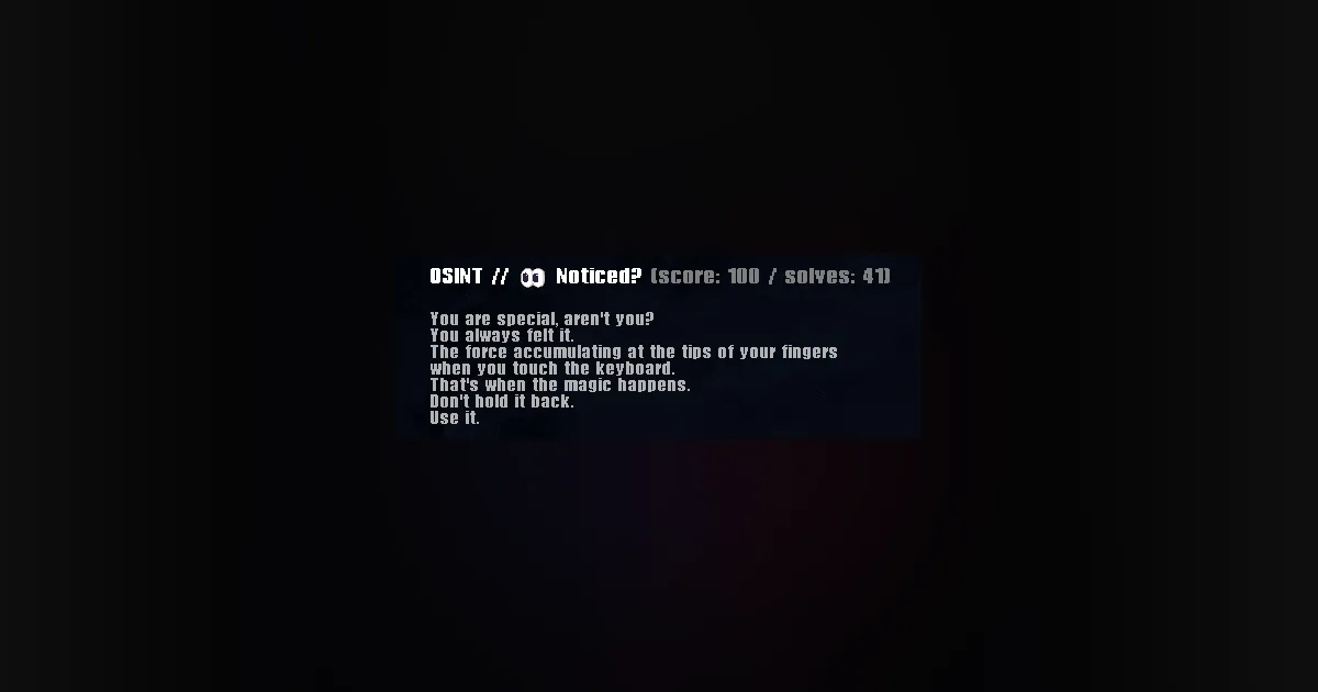 1753CTF 2025 - Noticed? - OSINT challange